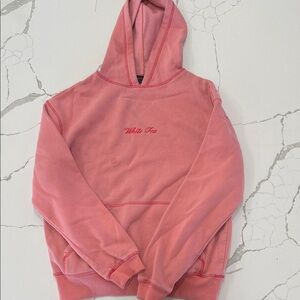 White Fox Hoodie Sweater